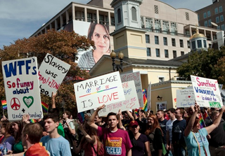 Illustration for article titled Scenes From The National Equality March